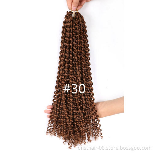 16inch Passion Twist Hair Synthetic Kinky Twist Ombre Twist Crochet Braid Hair Extension Springtwist Hair Daily 22strands/pack